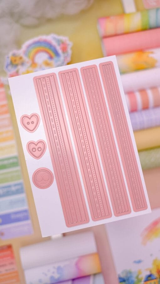 Troquel - Tiras Lisas y Embossing - Rainbow - Johanna Rivero - Image 2