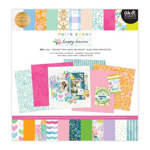 Block 12x12 - Project Pad - Happy Haven - Paige Evans