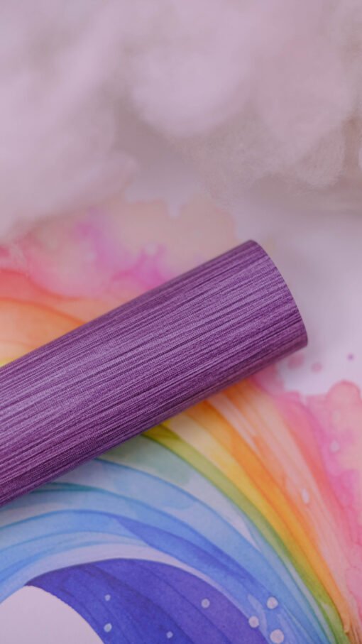 Teper - Morado Glitter y Rayas -  Rainbow - Johanna Rivero