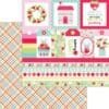 Papel 12x12 - Berry Basket - Berry Sweet