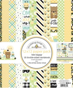 Kit de Papeles 12x12 - Bee Happy