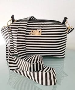 Bolso de Rayas - Negro - Bellas y Creativas