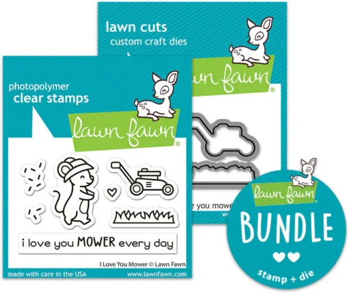 Set de Sello y Troquel - I Love You Mower - Lawn Fawn
