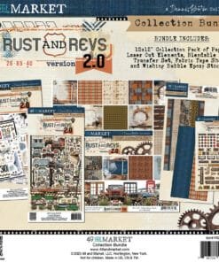 Kit de Papeles 12x12 - Rust and Revs 2.0 - 49 and Market
