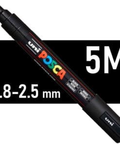 Alternative view of Marcador Posca - Negro - 5M
