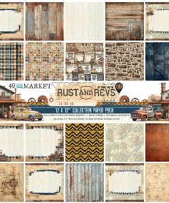 Kit de Papeles 12x12 - Rust and Revs - 49 and Market