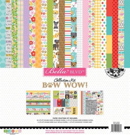 Kit de Colección 12x12 - Bow Wow - Bella BLVD