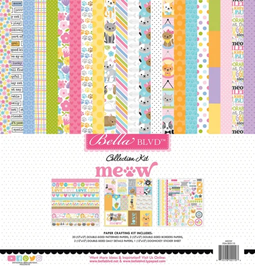 Kit de Colección 12x12 - Meow - Bella BLVD