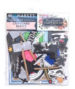 Efímeros - Chipboard Basics - The Flower Emporium