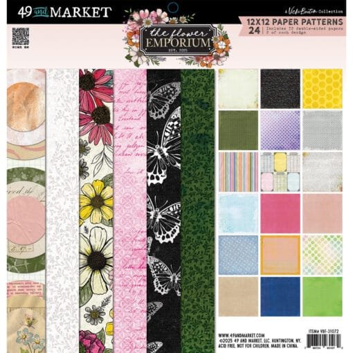 Block de Papeles 12x12 - The Flower Emporium