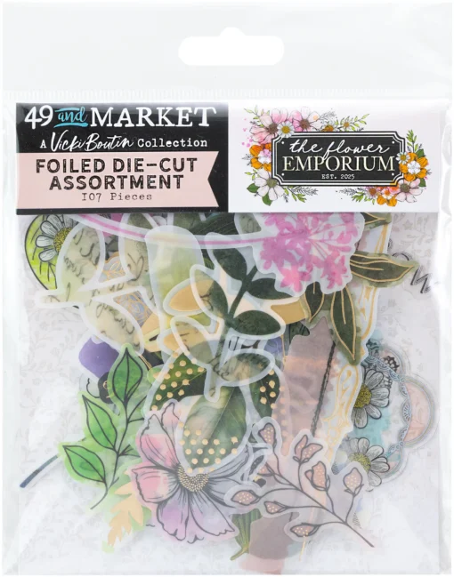 Efímeros - Acetato y Vellum con Foil - The Flower Emporium