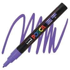 Alternative view of Marcador Posca - Morado - 3M