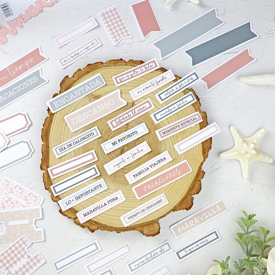 Efímeros - Frases y Tags - Hawaii - 90 pcs - Image 3