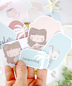Efímeros - Frases y Tags - Hawaii - 90 pcs
