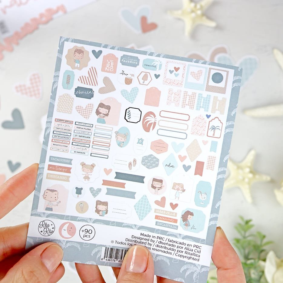 Efímeros - Frases y Tags - Hawaii - 90 pcs - Image 4