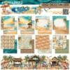 Kit de Papeles 12x12 - Beach Vibes - 49 and Market