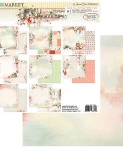 Kit de Papeles 12x12 – Nature’s Haven – 49 and Market