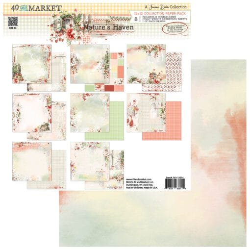 Kit de Papeles 12x12 – Nature’s Haven – 49 and Market