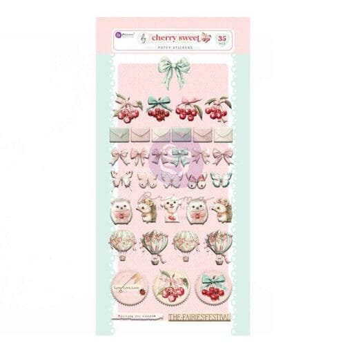 Puffy Stickers - Cherry Sweet - Prima Marketing