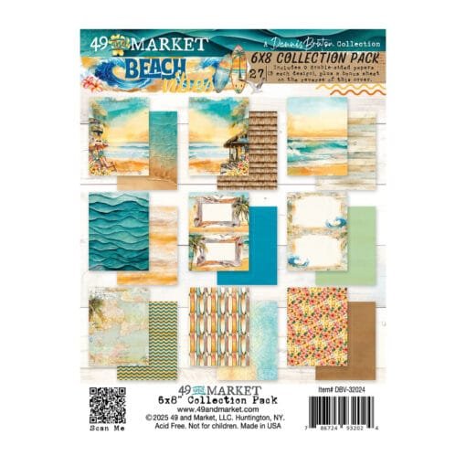 Kit de Papeles 6x8 - Beach Vibes - 49 and Market