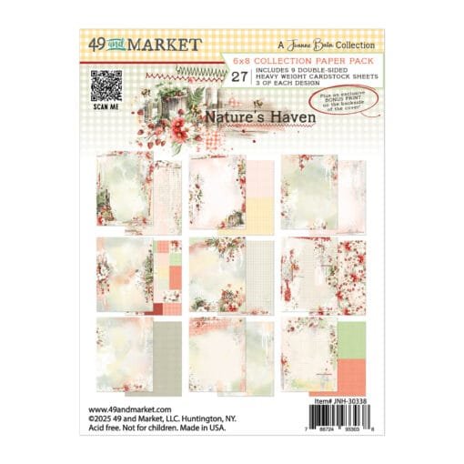 Kit de Papeles 6x8 – Nature’s Haven – 49 and Market