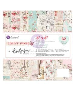 Block de Papeles 8x8 - Cherry Sweet - Prima Marketing