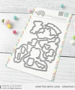 Alternative view of Set de Sello y Troquel - Crafted with Love - Mama Elephant