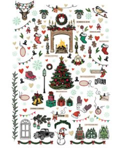 Alternative view of Efímeros - Elements Laser Cuts - Mistletoe and Memories - Vicki Boutin - 49 and Market