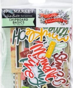 Efímeros - Chipboard Basics - Mistletoe and Memories - Vicki Boutin - 49 and Market