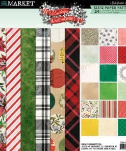 Block de Papeles 12x12 - Mistletoe and Memories - Vicki Boutin - 49 and Market