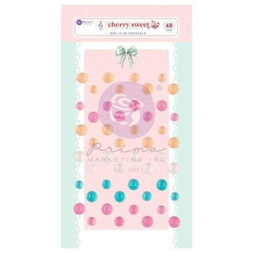 Enamel Dots - Cherry Sweet - Prima Marketing