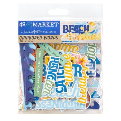 Chipboard - Frases - Beach Vibes - 49 and Market - Image 2
