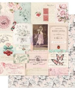Papel 12x12 - All The Stars Shine - Cherry Sweet