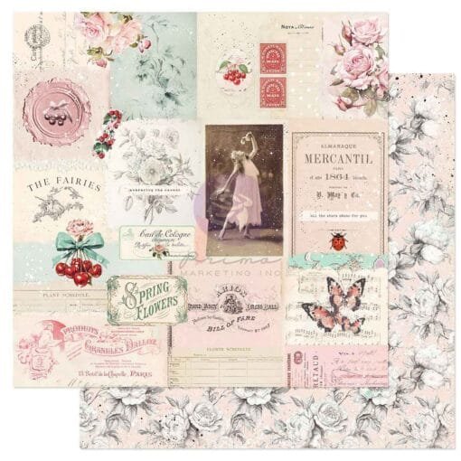 Papel 12x12 - All The Stars Shine - Cherry Sweet