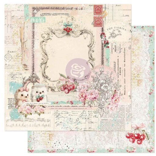 Papel 12x12 - Pink Skies - Cherry Sweet