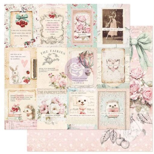 Papel 12x12 - My Heart - Cherry Sweet
