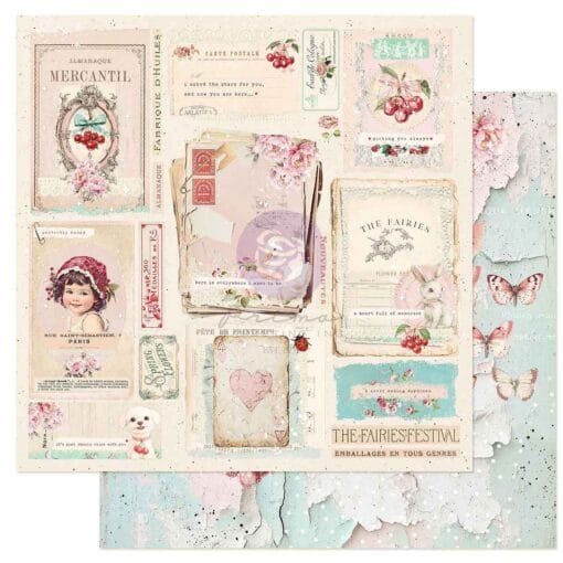 Papel 12x12 - Never Ending - Cherry Sweet