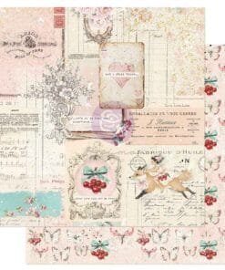 Papel 12x12 - Set Me Free - Cherry Sweet
