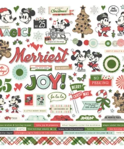 Alternative view of Kit de Papeles 12x12 - Say Cheese Classic Mouse Christmas - Simple Stories