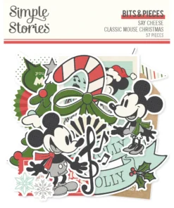 Bits and Pieces - Say Cheese Classic Mouse Christmas - Simple Stories