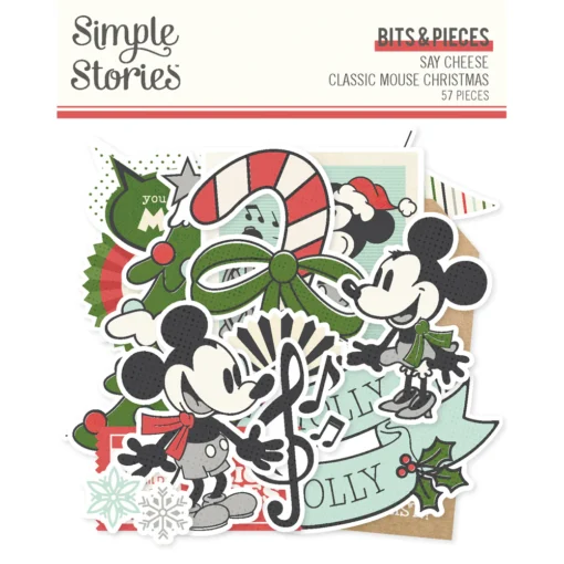 Bits and Pieces - Say Cheese Classic Mouse Christmas - Simple Stories
