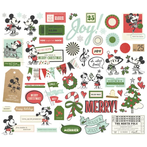 Bits and Pieces - Say Cheese Classic Mouse Christmas - Simple Stories - Image 2