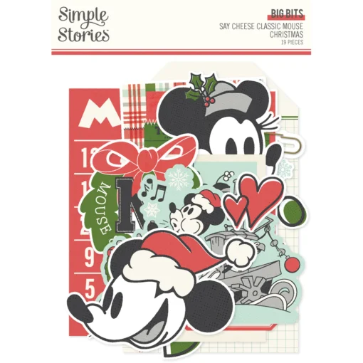 Big Bits and Pieces - Say Cheese Classic Mouse Christmas - Simple Stories