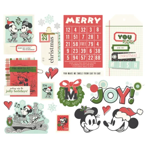 Big Bits and Pieces - Say Cheese Classic Mouse Christmas - Simple Stories - Image 2