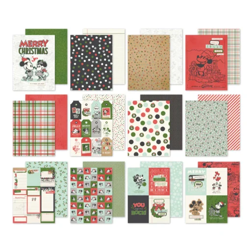 Block de Papeles 6x8 - Say Cheese Classic Mouse Christmas - Simple Stories - Image 2