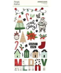 Chipboard Stickers - All Wrapped Up - Simple Stories