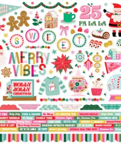 Alternative view of Kit de Papeles 12x12 - Hard Candy Christmas - Simple Stories