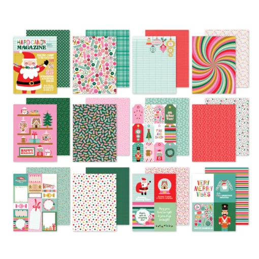 Block de Papeles 6x8 - Hard Candy Christmas - Simple Stories - Image 2