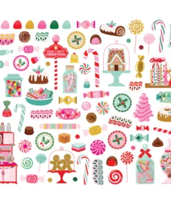 Alternative view of Sweet Bits and Pieces - Hard Candy Christmas - Simple Stories