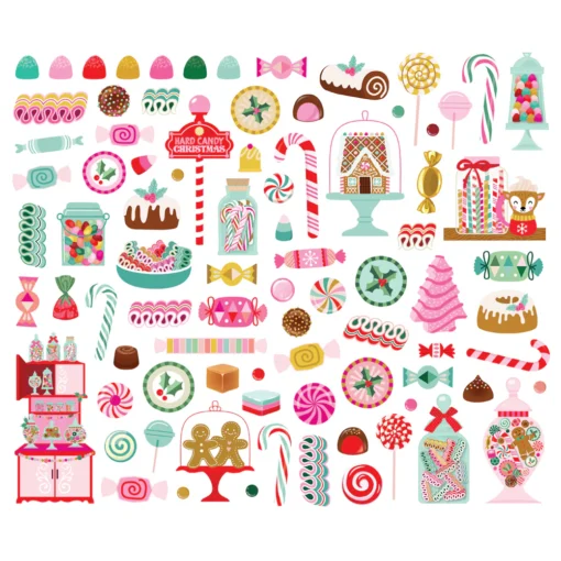 Sweet Bits and Pieces - Hard Candy Christmas - Simple Stories - Image 2